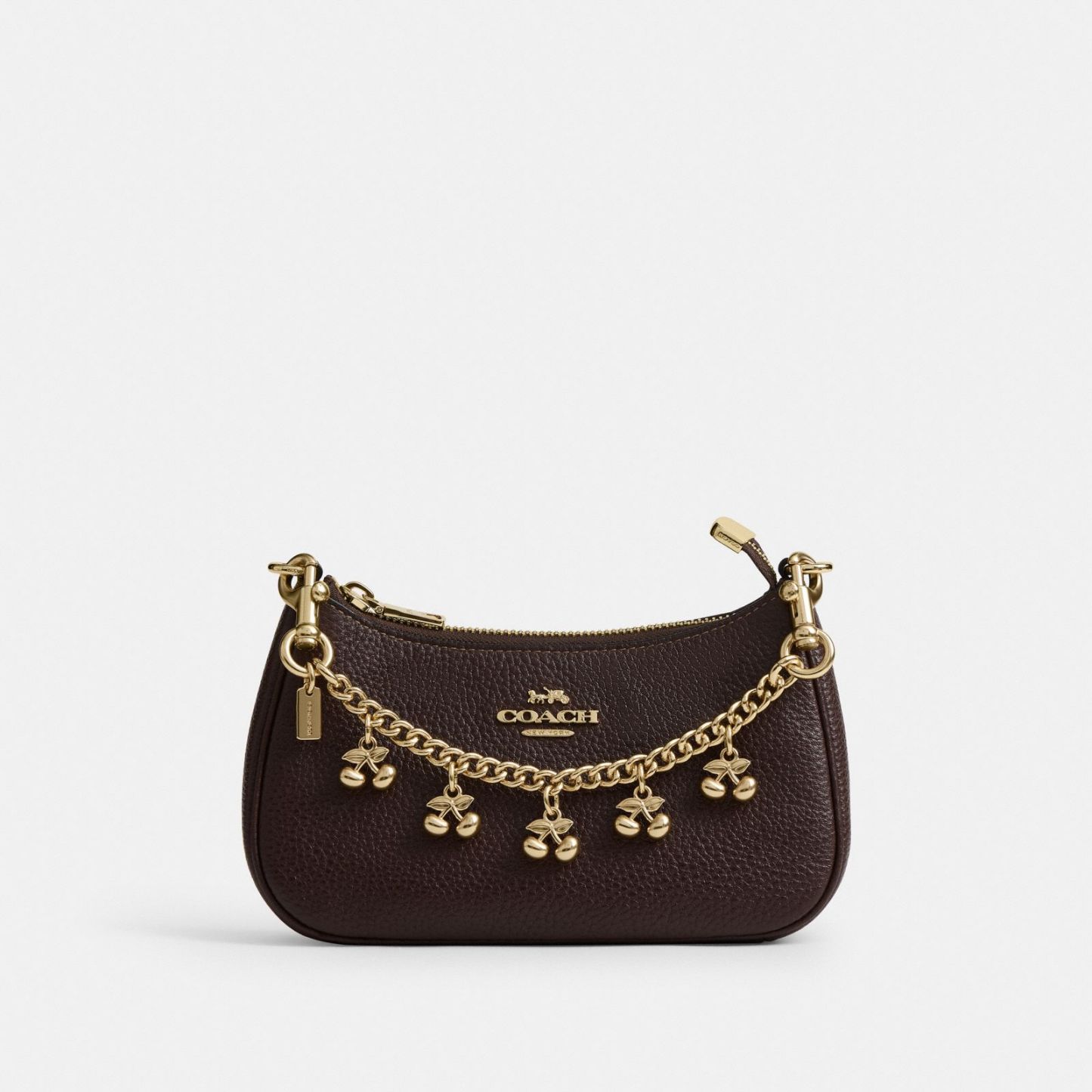 Bag Charm Chain With Cherry Charms - Gold/Gold - view 2
