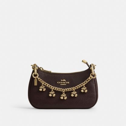 Bag Charm Chain With Cherry Charms - Gold/Gold - view 2