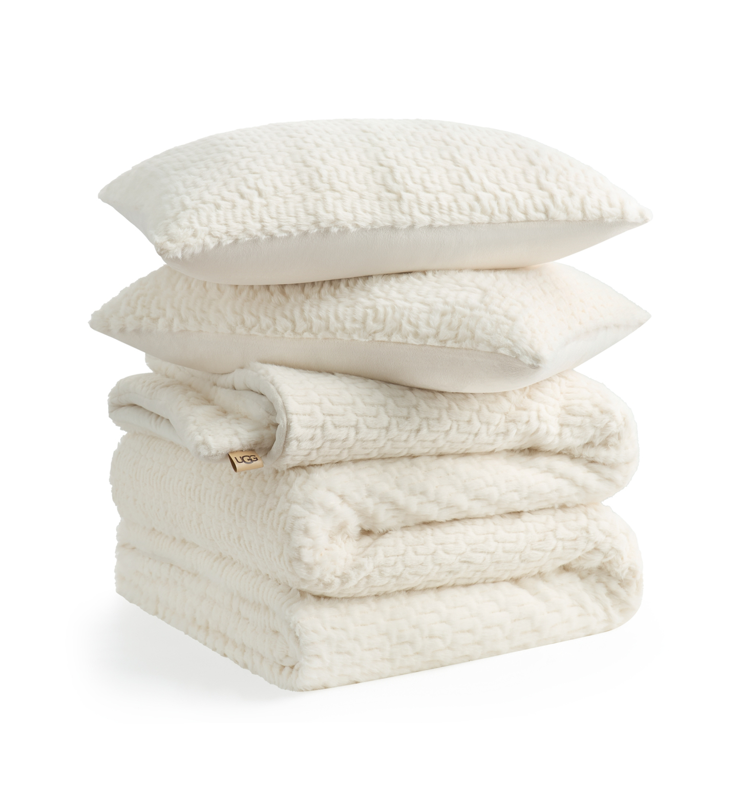 UGG® Lida Faux Fur Comforter Sets - Snow