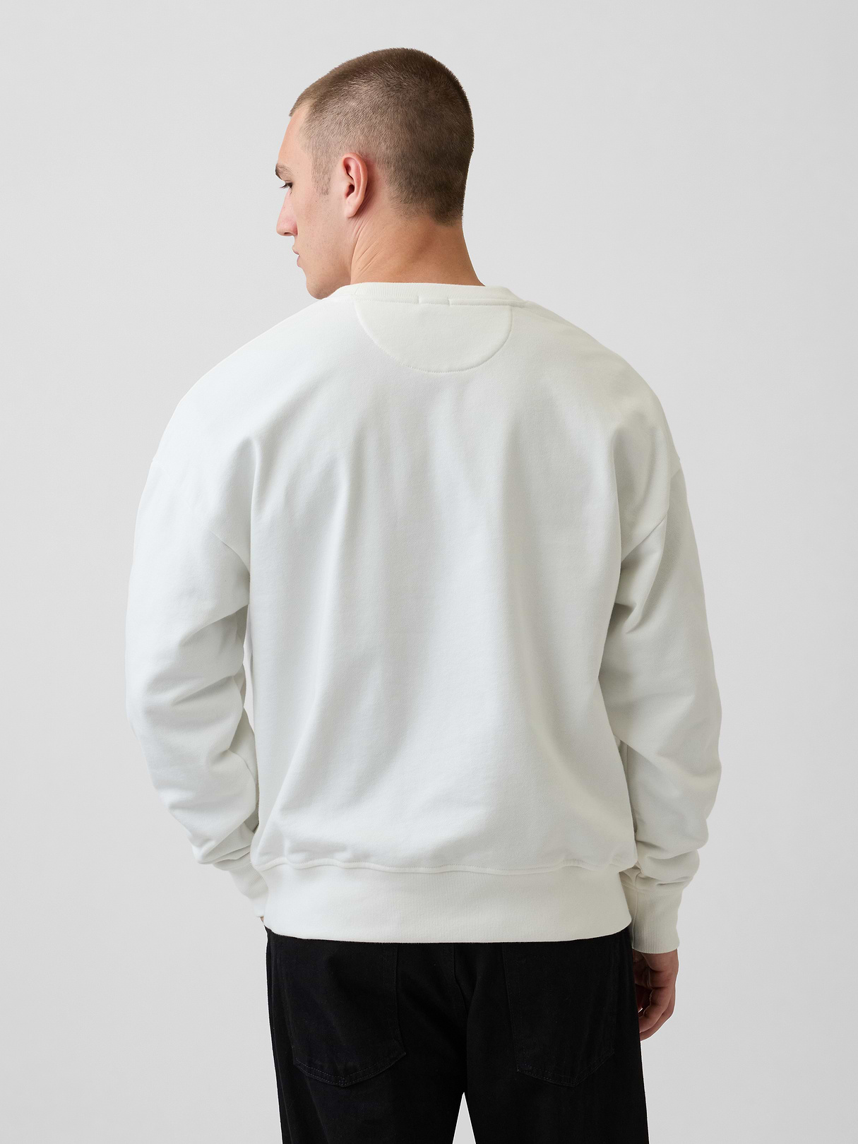 Adult Heavyweight French Terry Oversized Sweatshirt - new off white