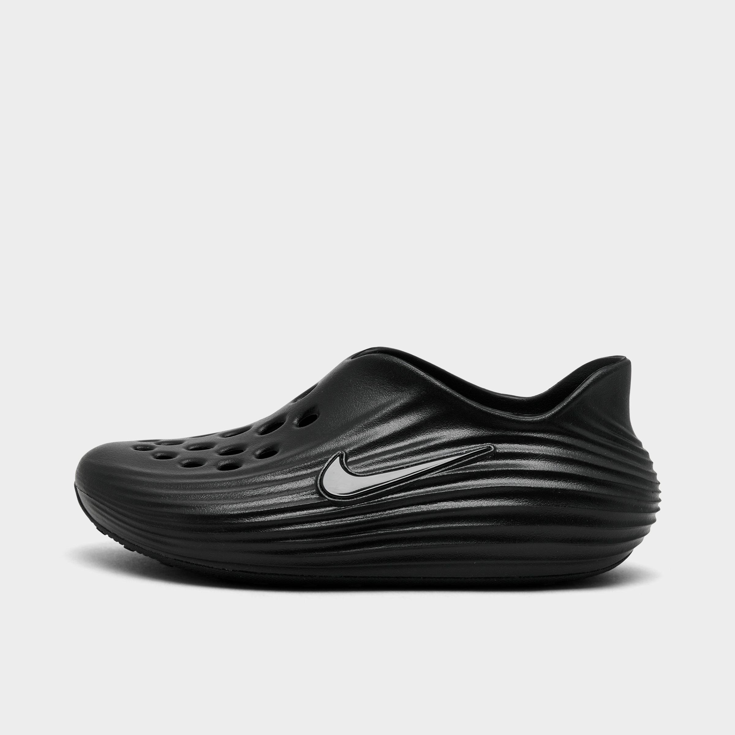 Big Kids' Nithtke ReactX Rejuven8 Recovery Casual Shoes - Black/Black/Black - Left shoe facing left. Outside of the shoe.