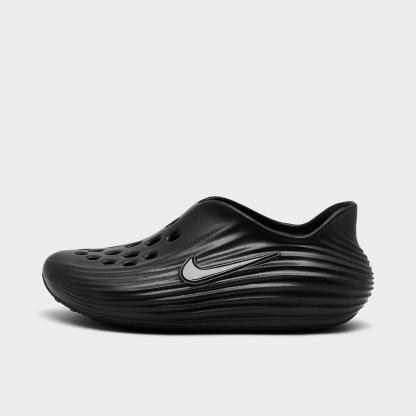 Big Kids' Nithtke ReactX Rejuven8 Recovery Casual Shoes - Black/Black/Black - Left shoe facing left. Outside of the shoe.