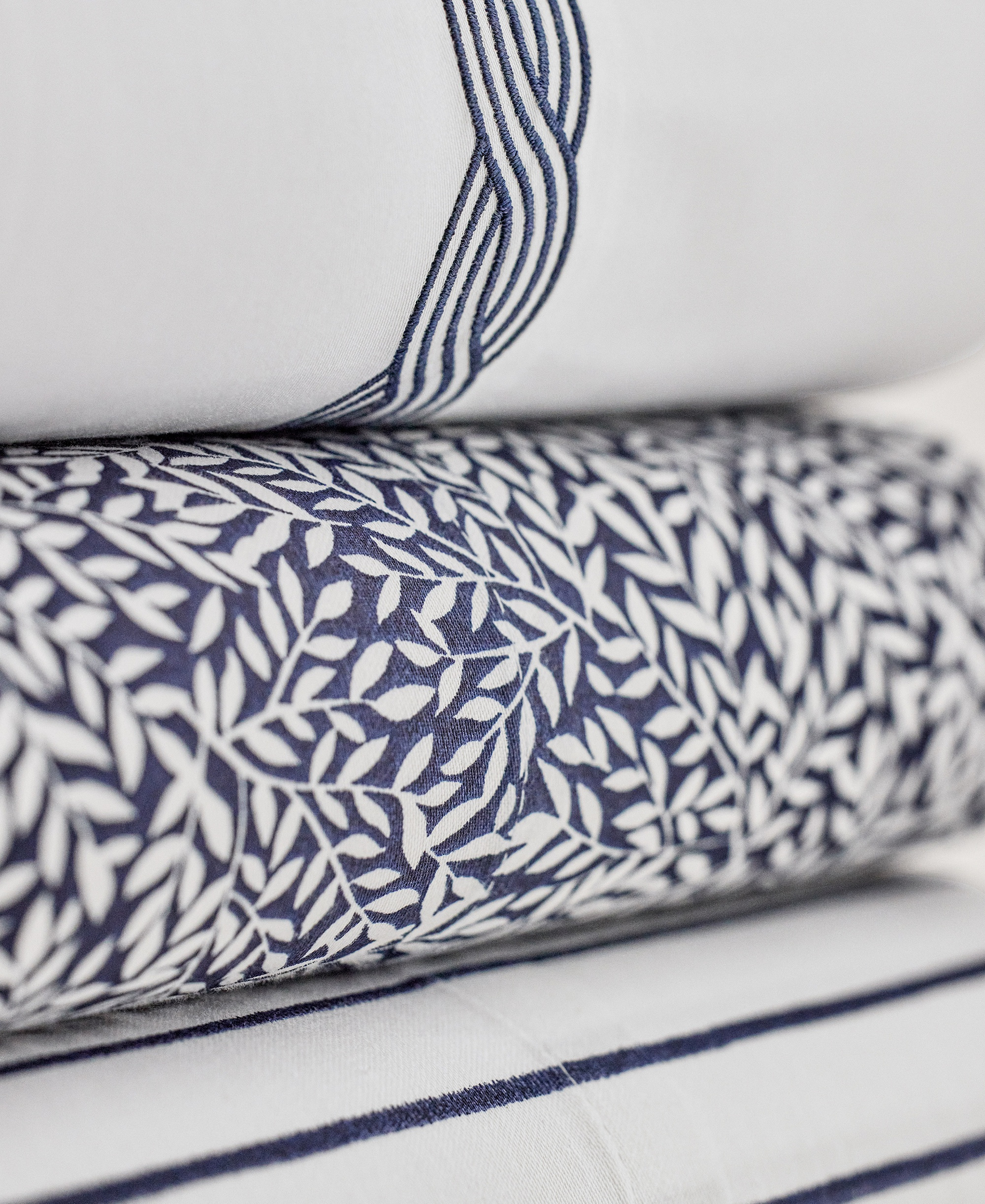 Lauren Ralph Lauren Spencer Stripe Sheet Set, Queen - Navy