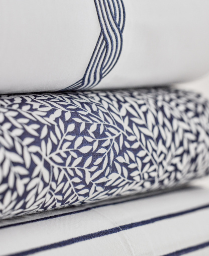 Lauren Ralph Lauren Spencer Stripe Sheet Set, Queen - Navy