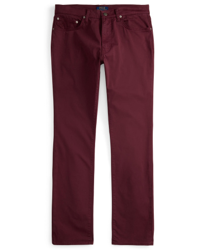 Polo Ralph Lauren Men's Varick Slim Straight Stretch Sateen Pants - Harvard Wine