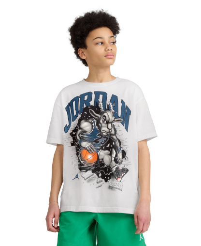 Jordan Boys' 8-20 The Goat Short-Sleeve T-Shirt - White