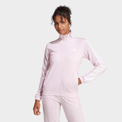 Women's adidas Sportswear DAYREADY Full-Zip Track Top - Clear Pink