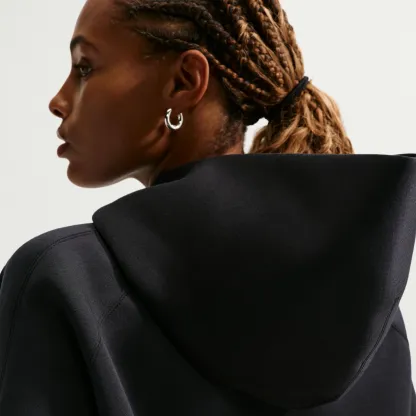 Nike Women's Pregame Fleece Hoodie - Black image 4