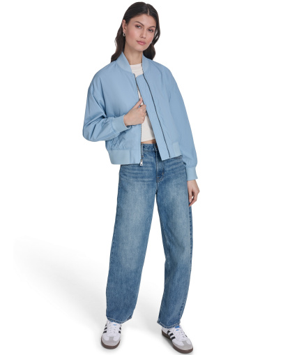 Levi's Women's Lightweight Bomber Jacket - Blue