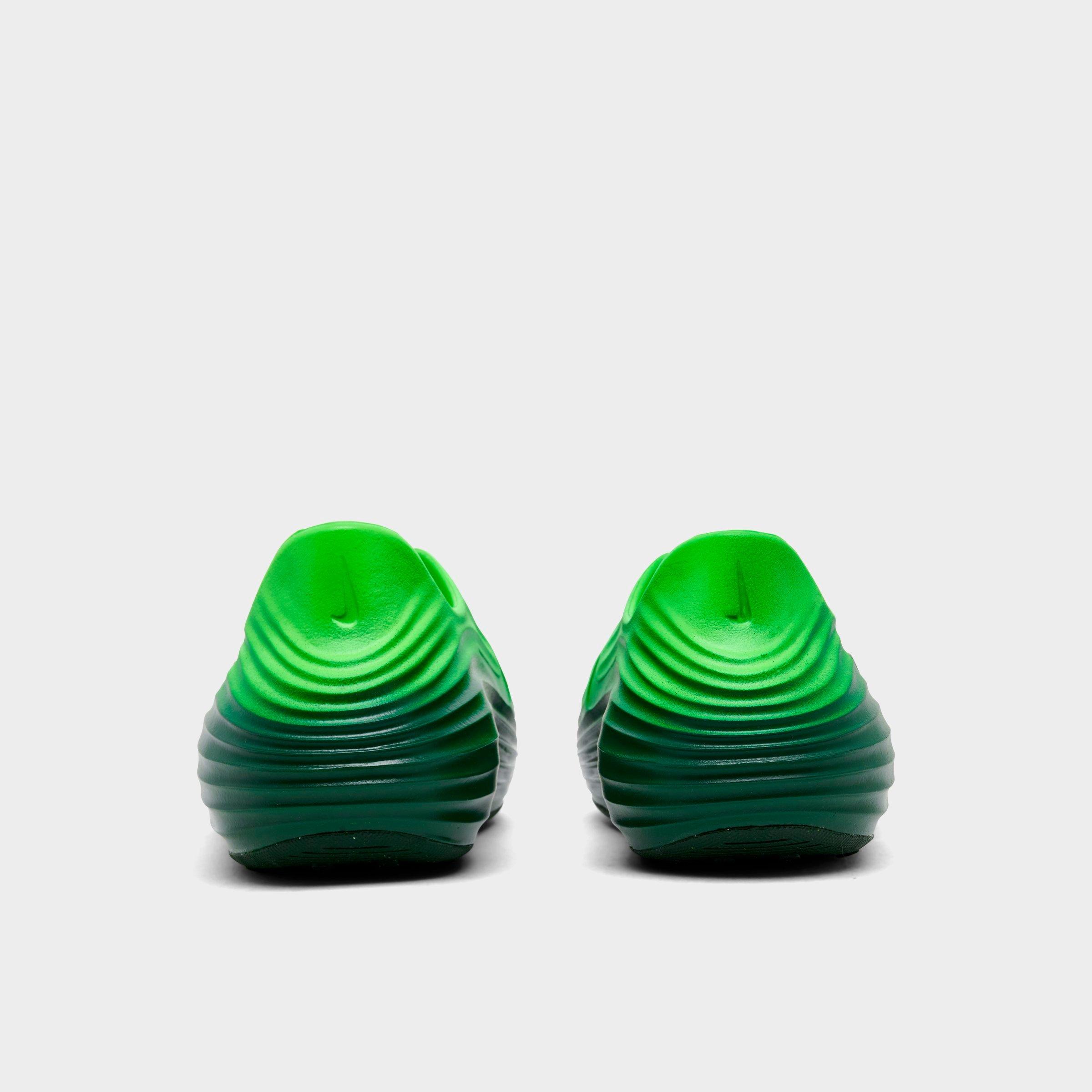 Big Kids' Nithtke ReactX Rejuven8 Recovery Casual Shoes - Green Strike/Fir/Olive Aura - Back view