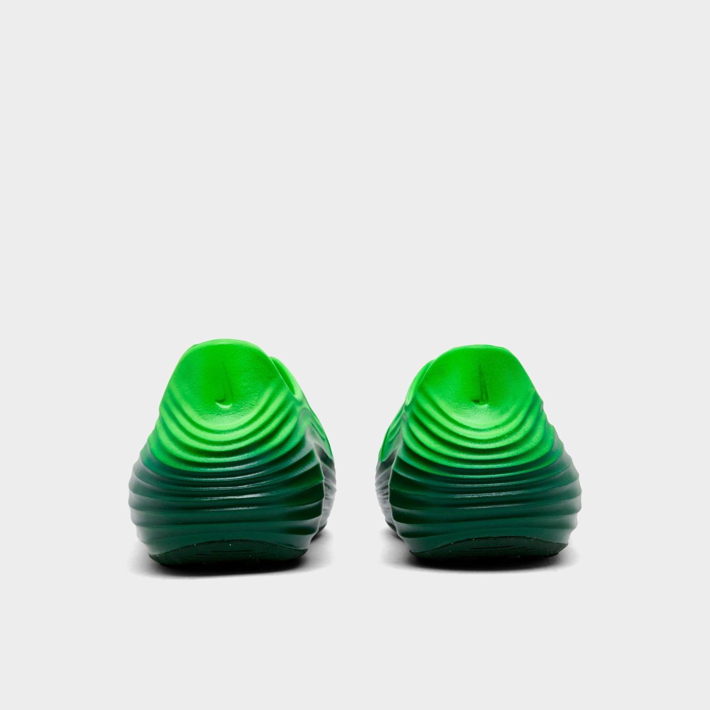 Big Kids' Nithtke ReactX Rejuven8 Recovery Casual Shoes - Green Strike/Fir/Olive Aura - Back view