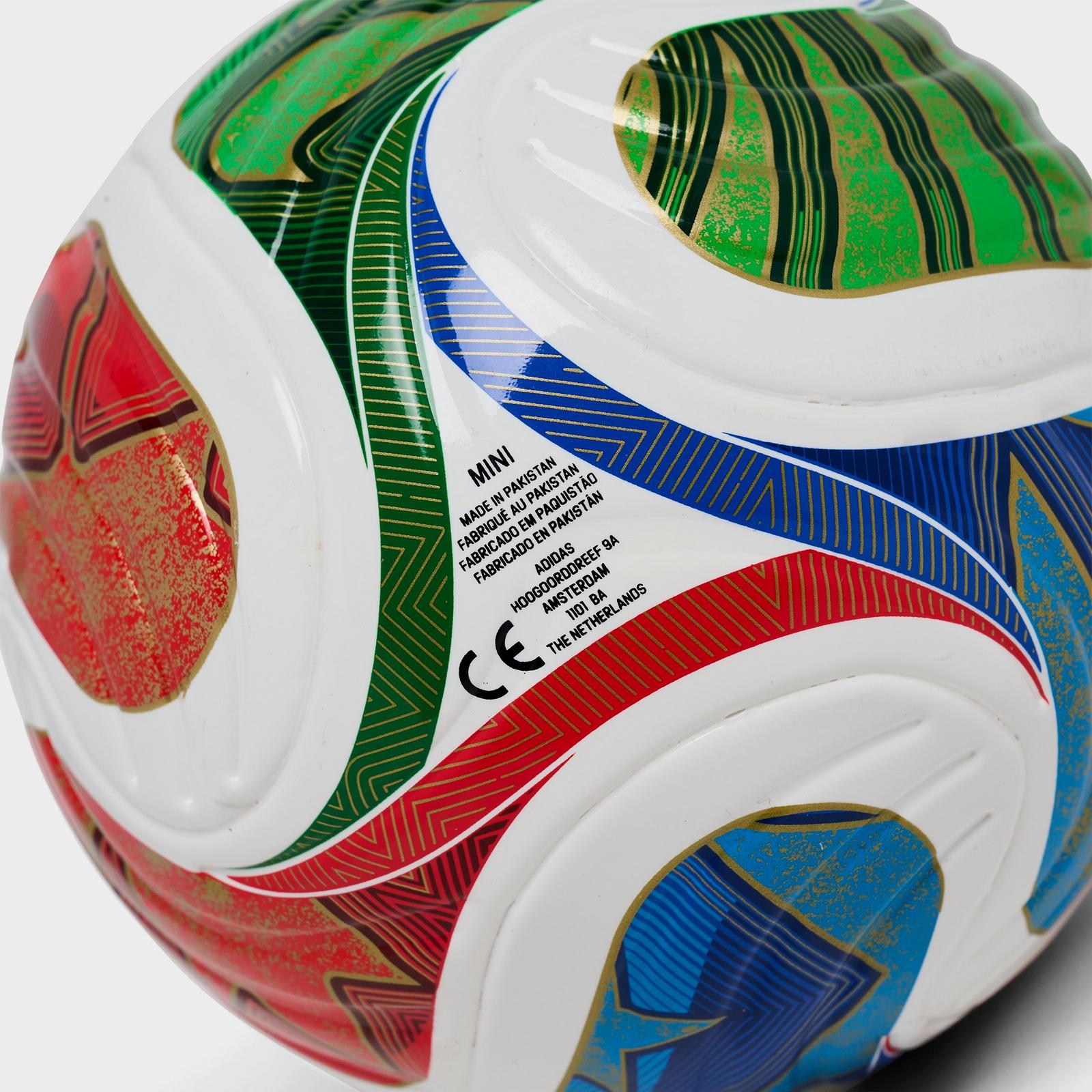 adidas FIFA World Cup 26 Trionda Mini Soccer Ball - White/Team Royal Blue/Solar Blue/Power Red - view 6