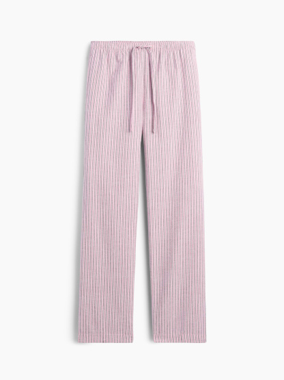 Adult Softest Flannel PJ Pants - Pink stripe