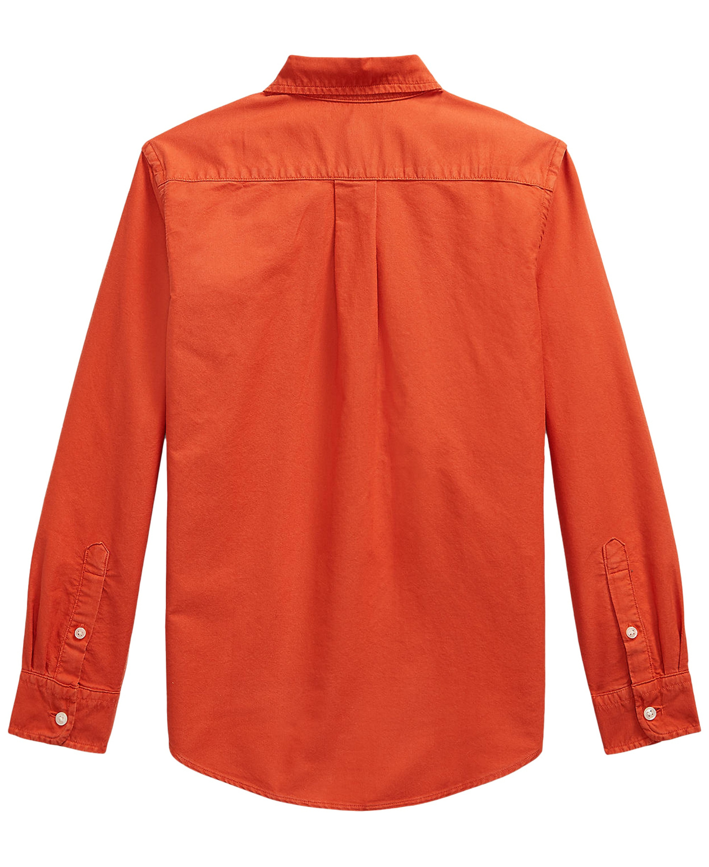 Polo Ralph Lauren Big Boys Garment-Dyed Cotton Oxford Shirt - Varsity Orange