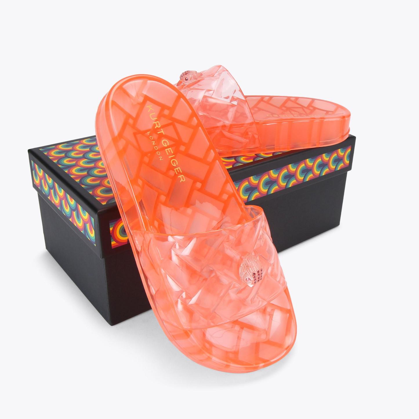Kurt Geiger London Meena Jelly Slide - Pink - view 6