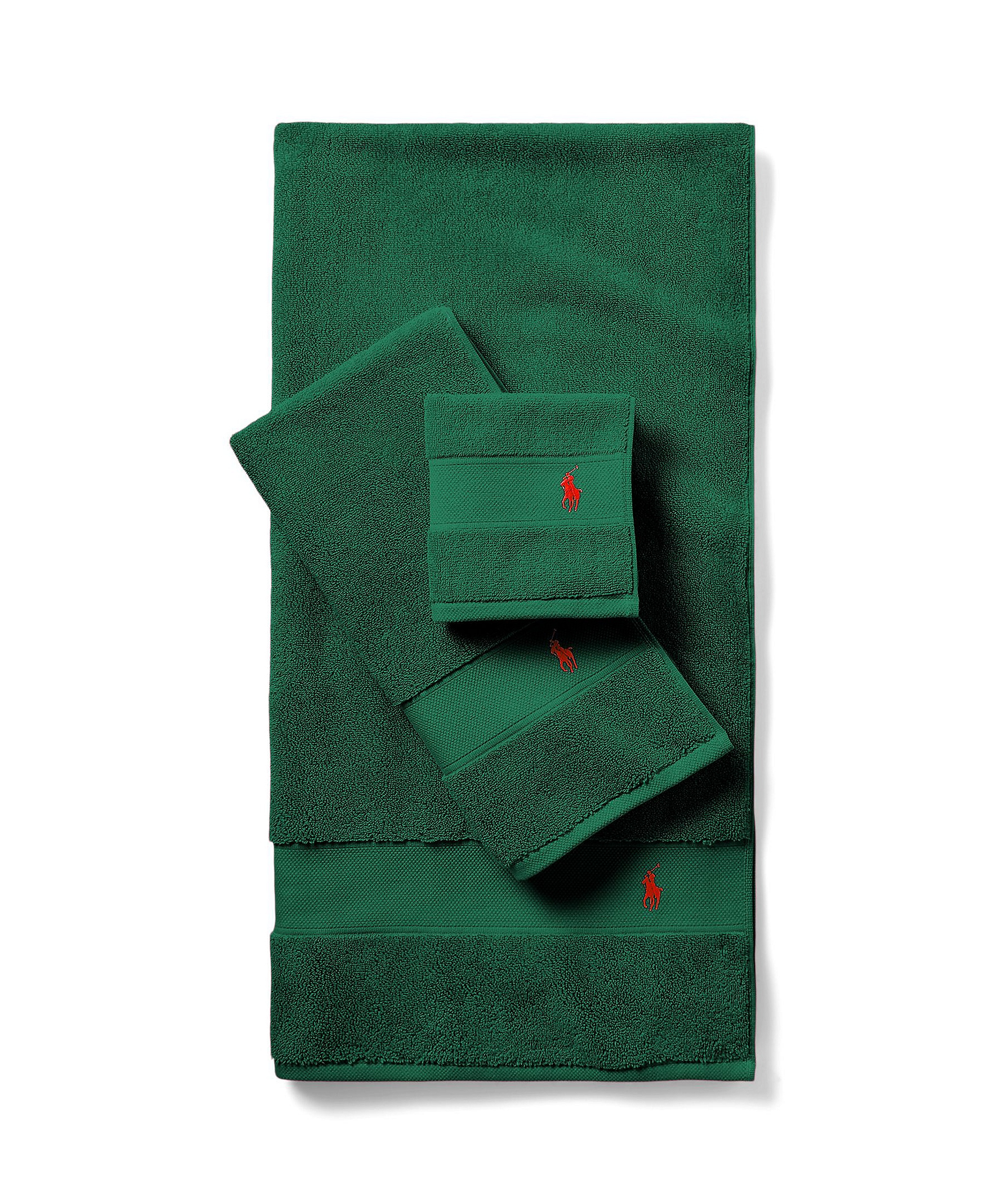 Polo Ralph Lauren Polo Player Cotton Bath Towel, 58" x 30" - College Green