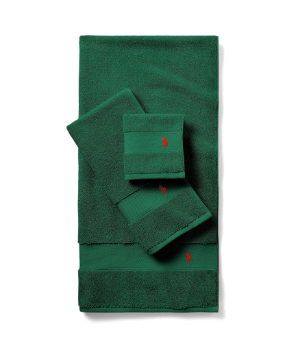 Polo Ralph Lauren Polo Player Cotton Bath Towel, 58" x 30" - College Green
