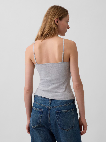 CloseKnit Basic Cami - Light heather grey