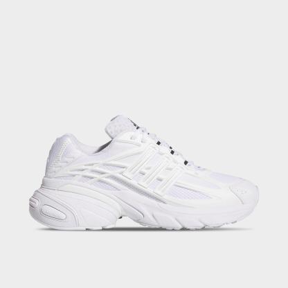 Men's adidas Adistar XLG 2.0 Casual Shoes - Part 1 - Cloud White/Cloud White/Core Black - Left shoe facing left. Outside of the shoe.