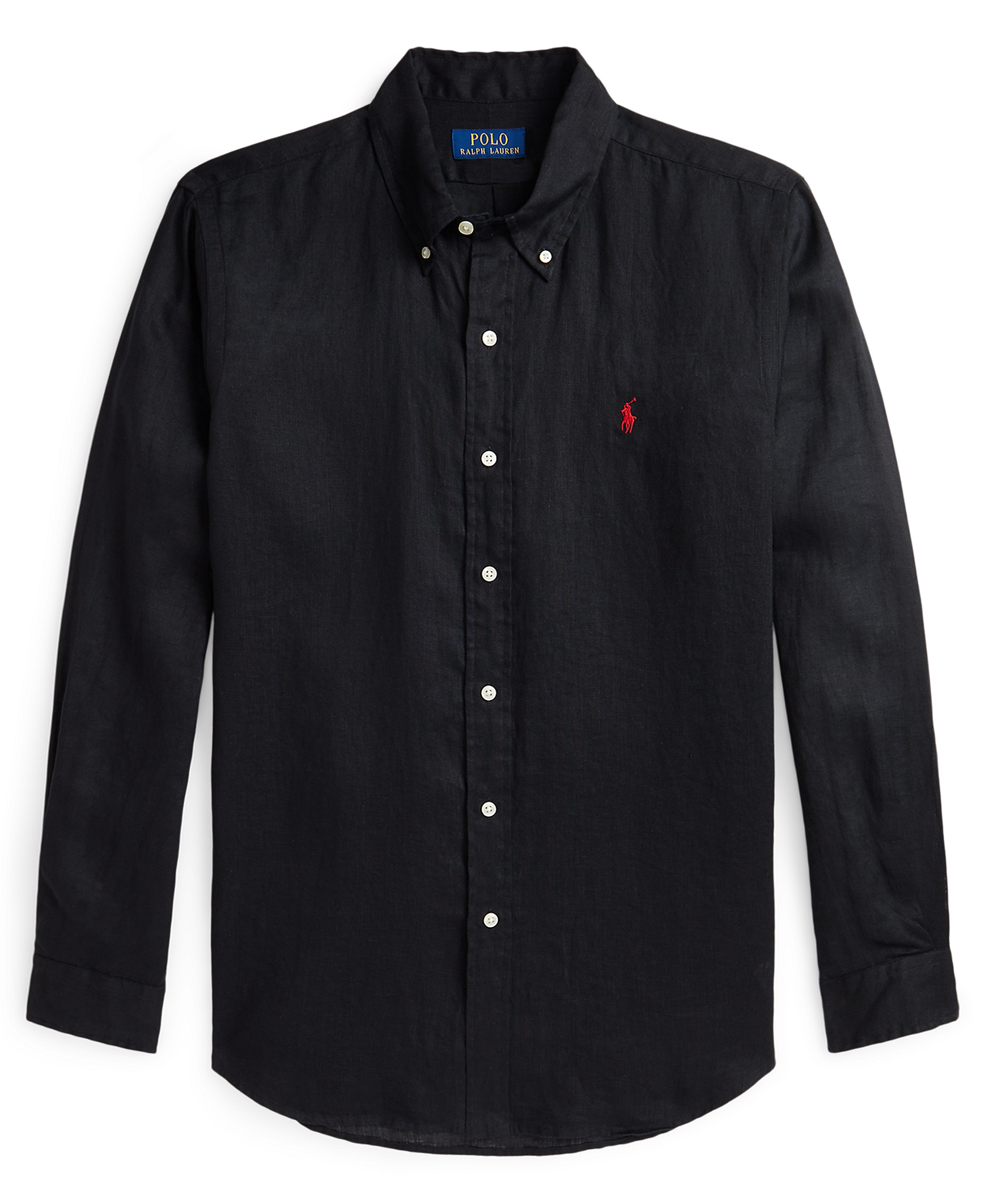 Polo Ralph Lauren Men's Classic-Fit Linen Shirt - Black