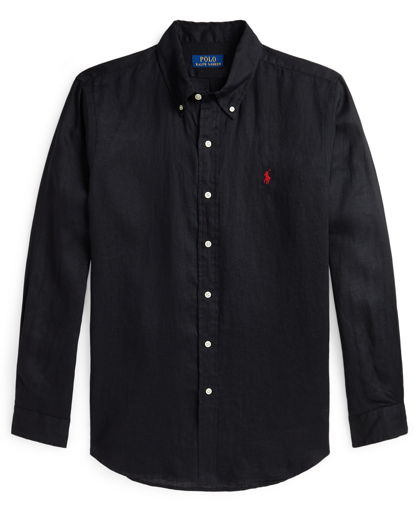 Polo Ralph Lauren Men's Classic-Fit Linen Shirt - Black