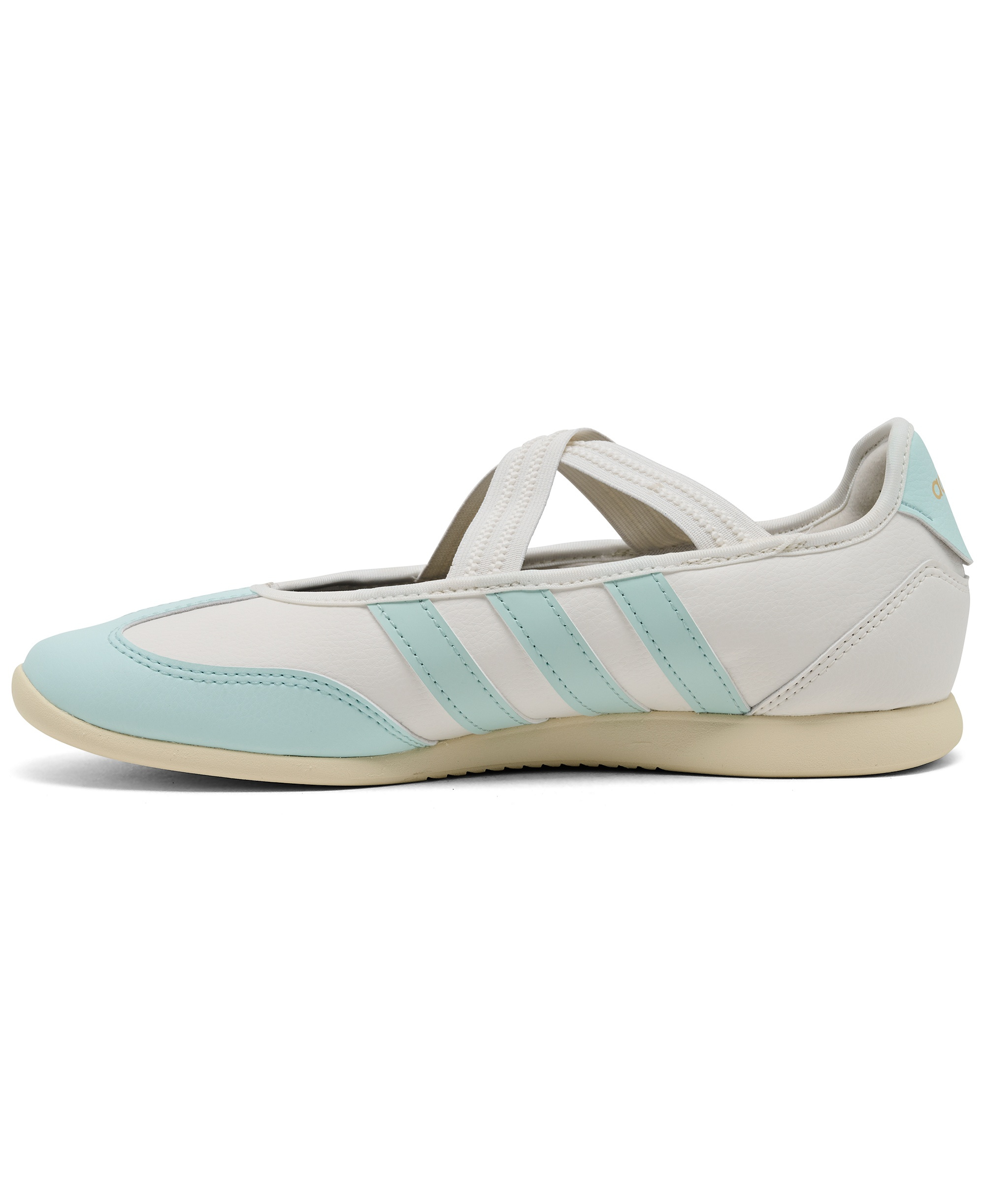 adidas Big Girls Barreda Mary Jane Lifestyle Sneakers - White, Mint, Vanilla