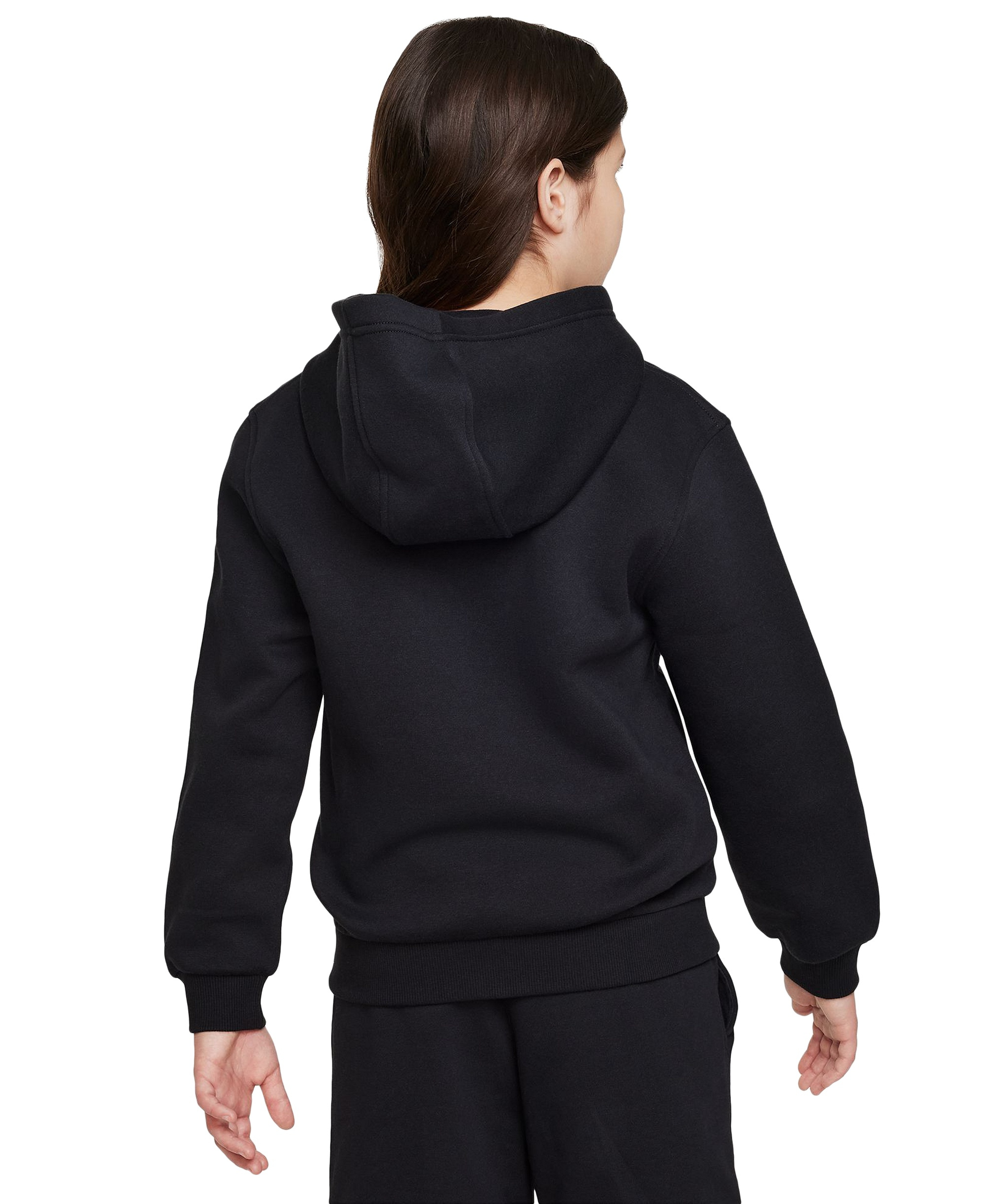 Nike Boys' and Girls' 7-20 Sportswear Club Fleece Full-Zip Hoodie - Black