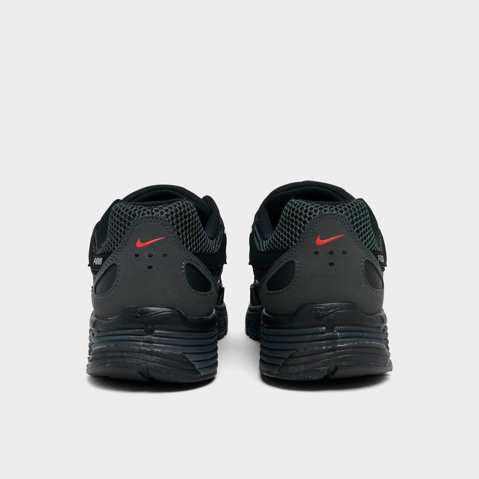 Men's Nike P-6000 Casual Shoes - Dark Smoke Grey/Black/Metallic Silver
