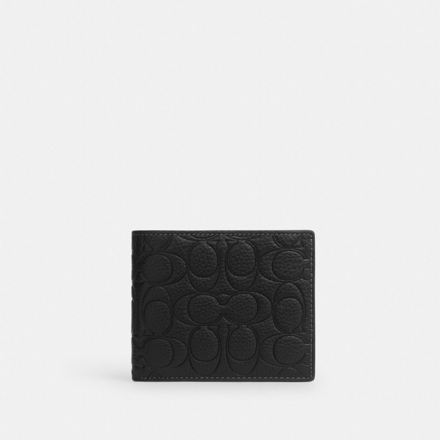3-In-1 Wallet In Signature Leather - Black