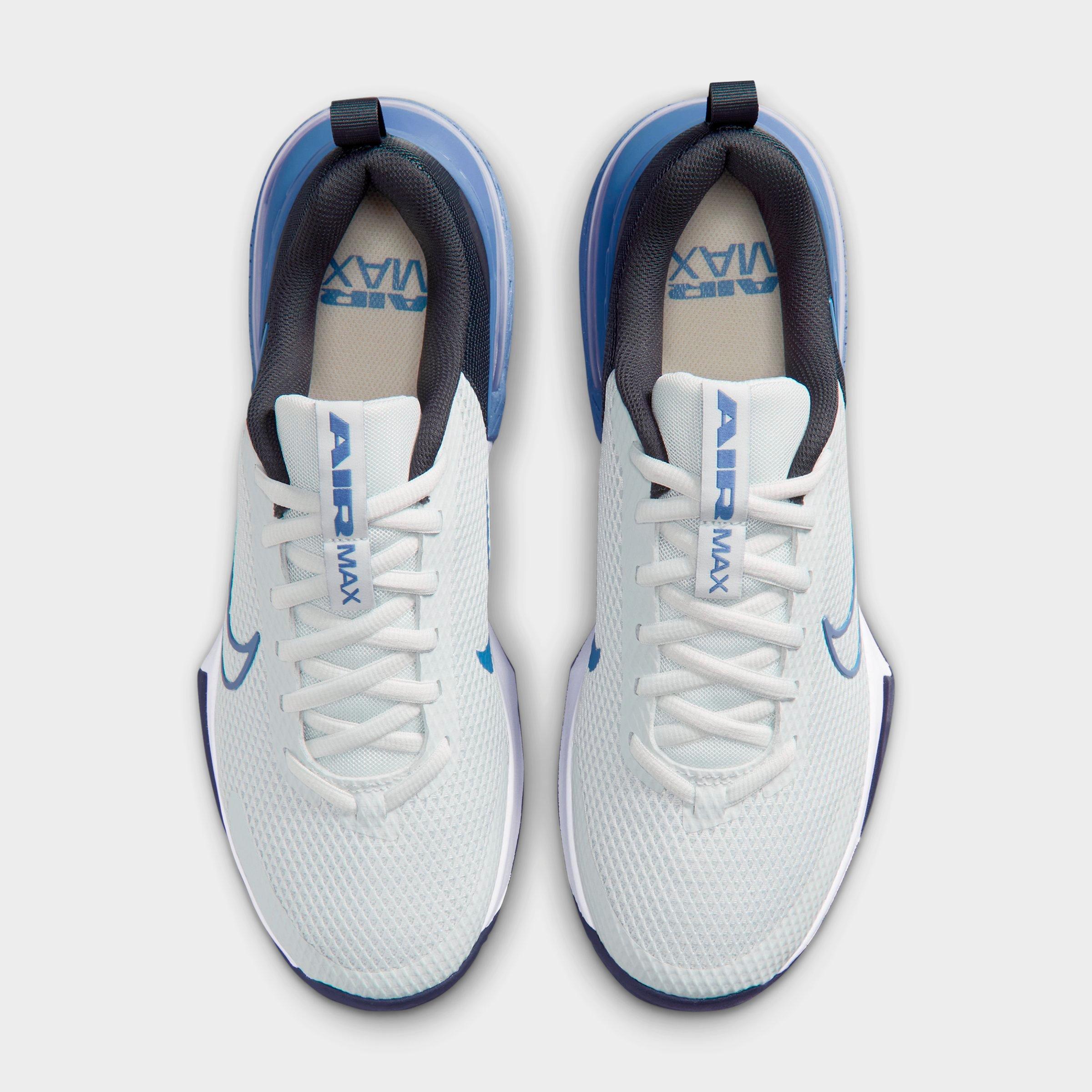 Men's Nithtke Air Max Alpha Trainer 6 Training Shoes - Part 1 - Off White/Black/White/Indigo Storm - Top view