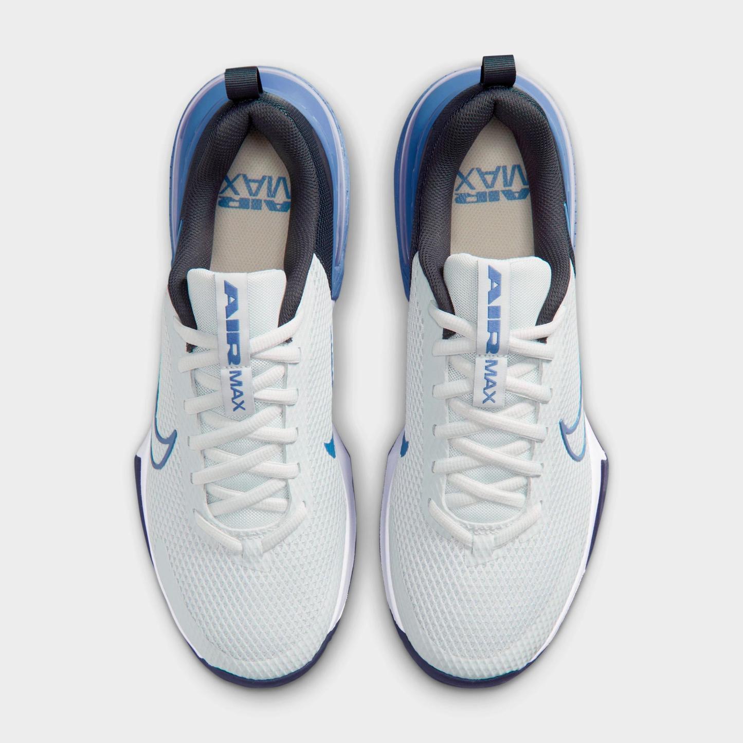 Men's Nithtke Air Max Alpha Trainer 6 Training Shoes - Part 1 - Off White/Black/White/Indigo Storm - Top view