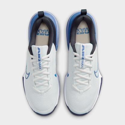 Men's Nithtke Air Max Alpha Trainer 6 Training Shoes - Part 1 - Off White/Black/White/Indigo Storm - Top view