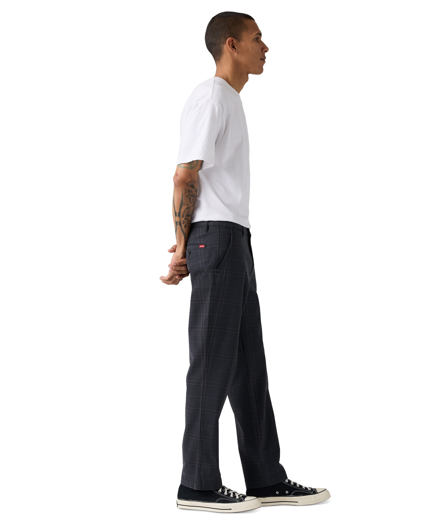 Levi's Men's XX Chino Straight Pants - Garnet Plaid