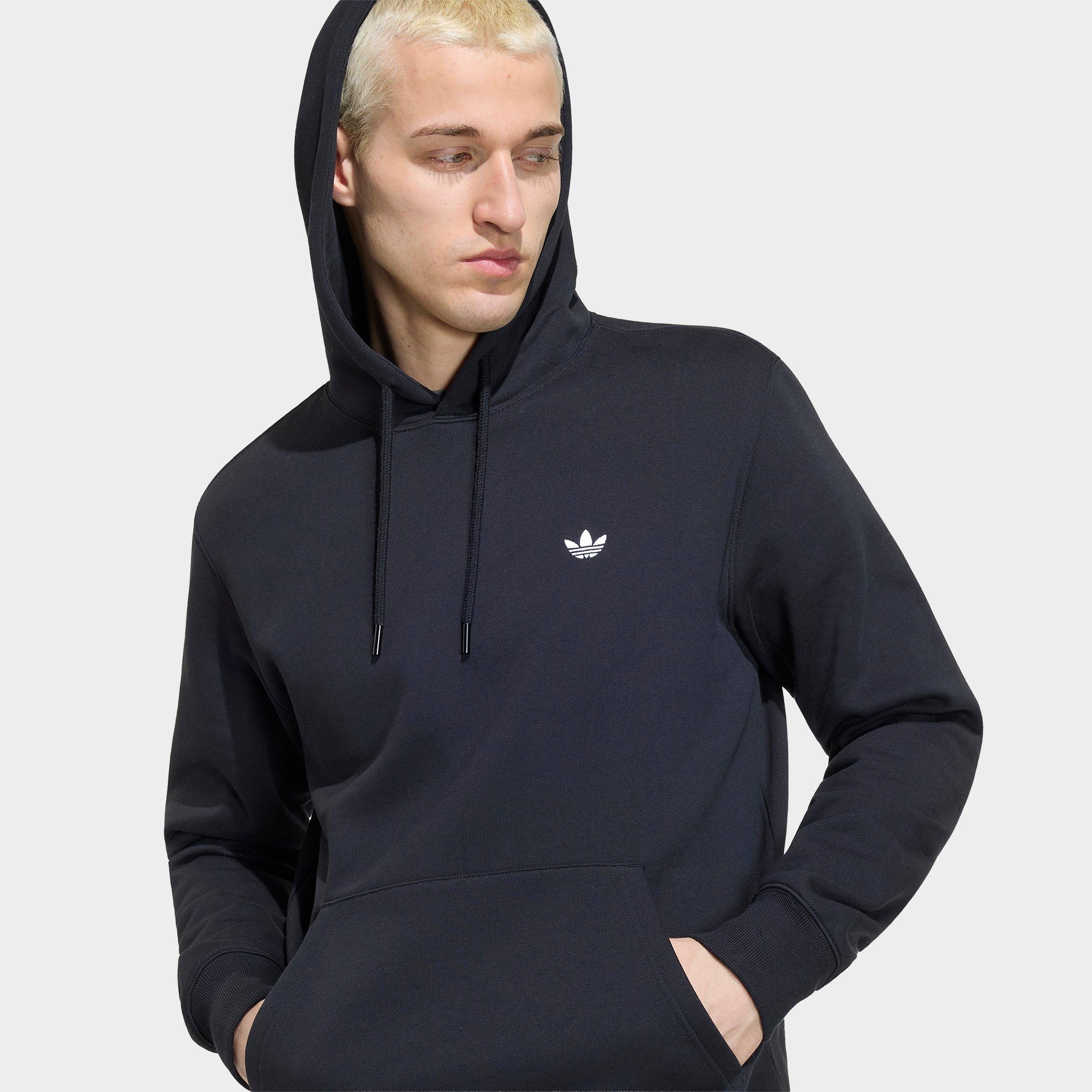 Men's adidas Originals Trefoil Essentials Hoodie - Black