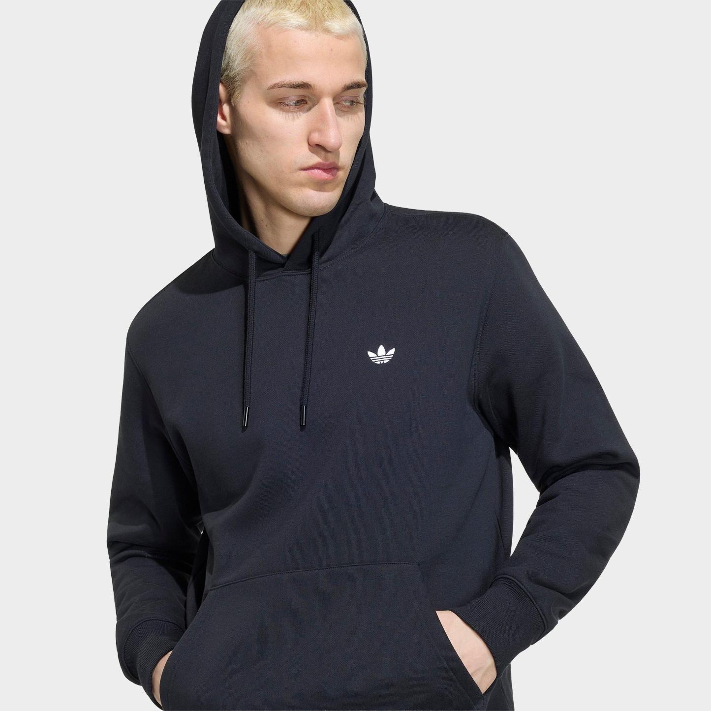 Men's adidas Originals Trefoil Essentials Hoodie - Black