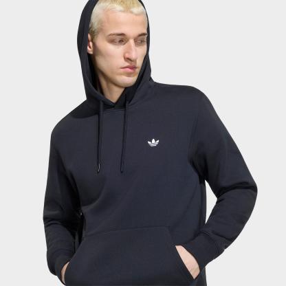 Men's adidas Originals Trefoil Essentials Hoodie - Black