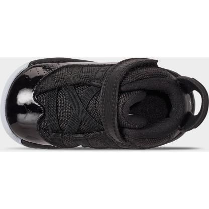 Kids' Toddler Air Jordan 6 Rings Basketball Shoes - Black/White - view 7