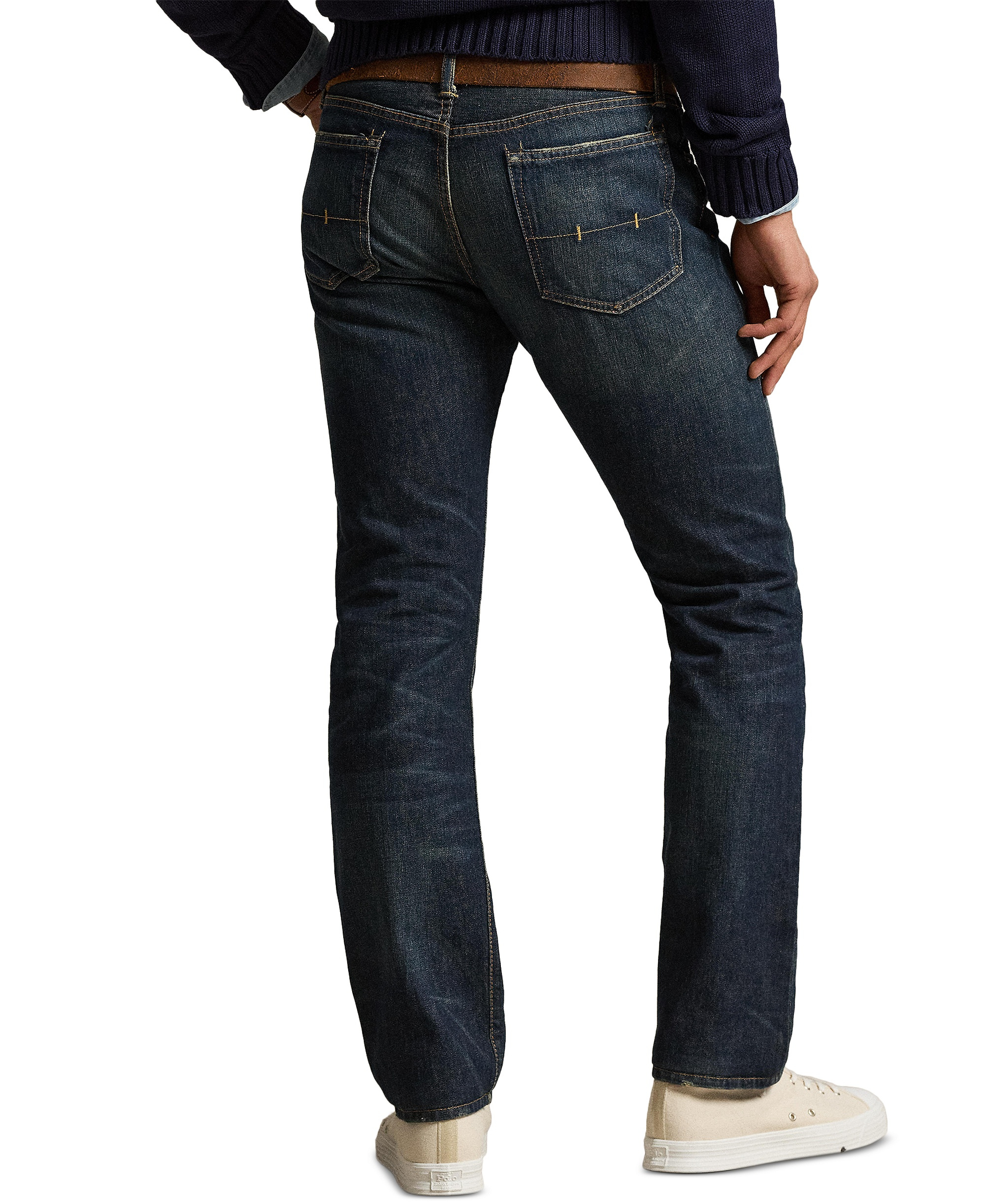 Polo Ralph Lauren Men's Hampton Relaxed Straight Jeans - Lightweight Morris Blue