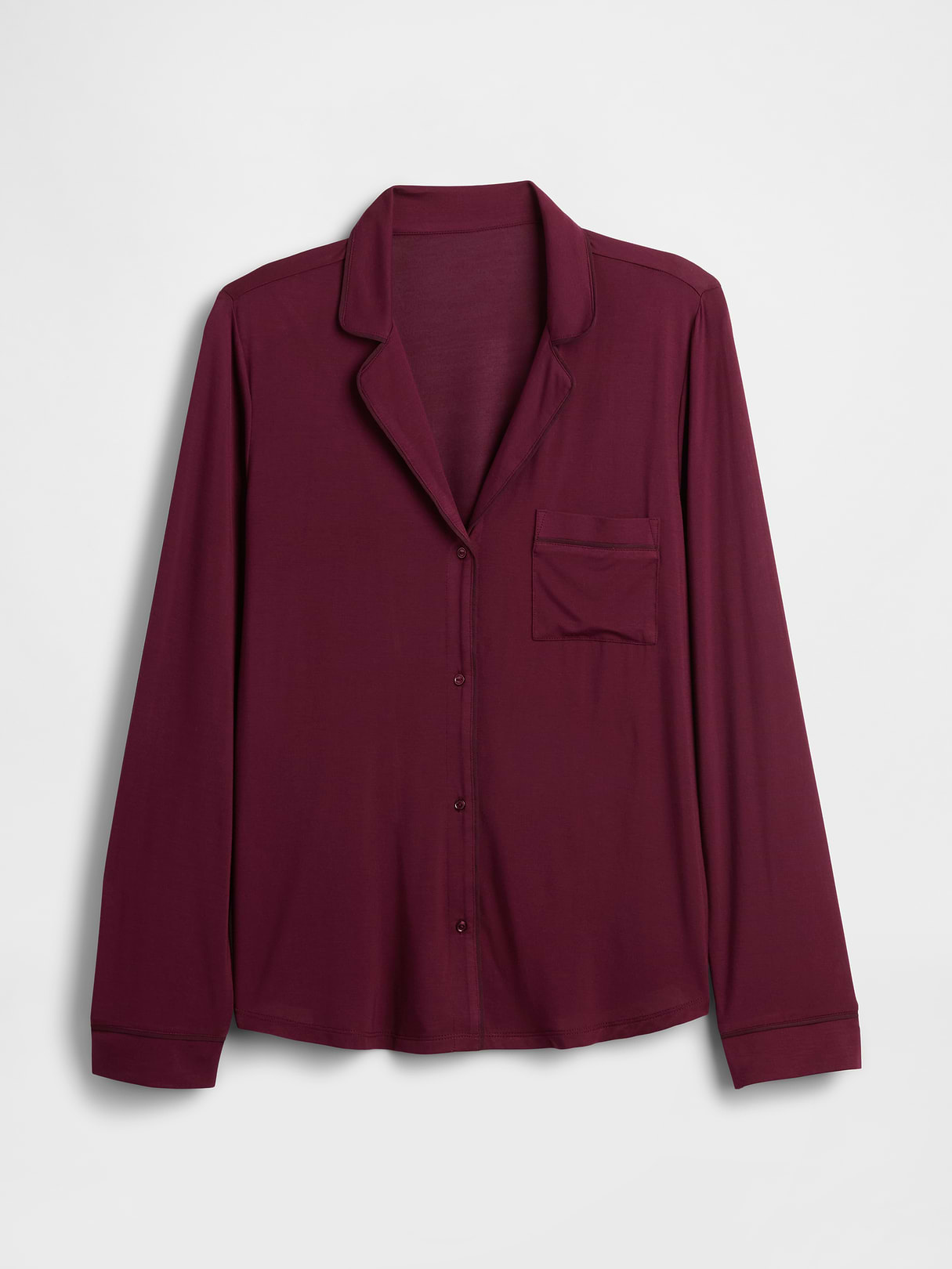 SoftMade Modal PJ Top - Tuscan red