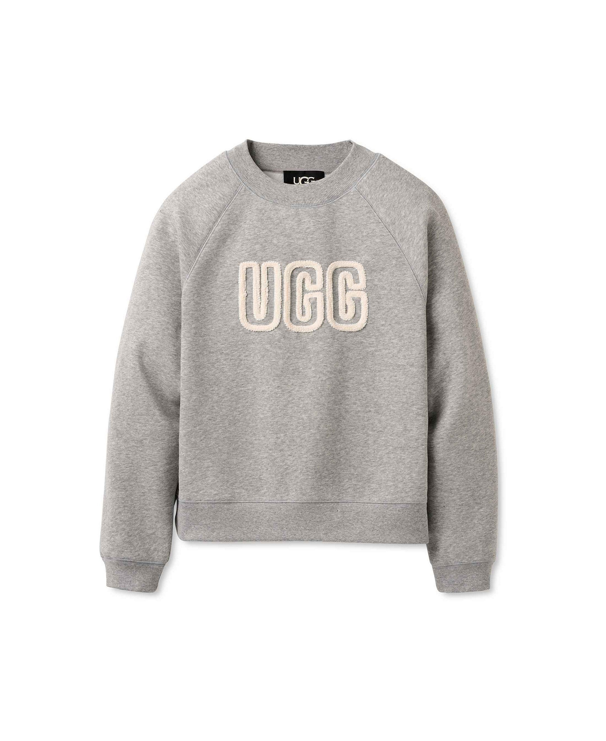 UGG Women's Logo Crewneck Sweatshirt - Grey Heather