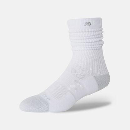 New Balance Active Premium Heavyweight Slouch Crew 1 Pair, AC7251SWT