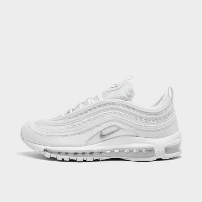 Men's Nike Air Max 97 Casual Shoes - White/Black/Wolf Grey