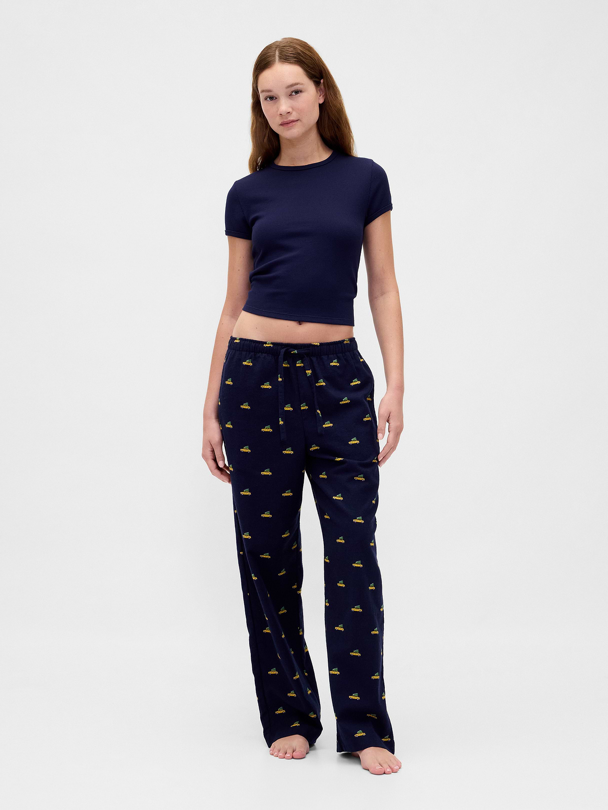 Adult Softest Flannel PJ Pants - Taxi cabs