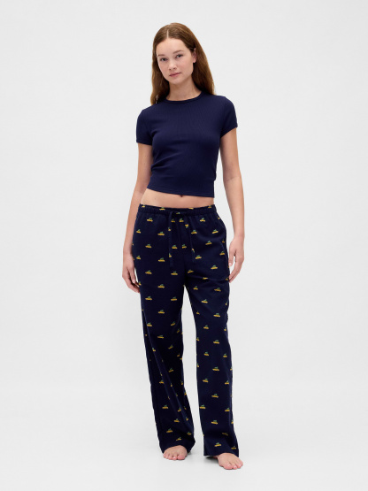 Adult Softest Flannel PJ Pants - Taxi cabs