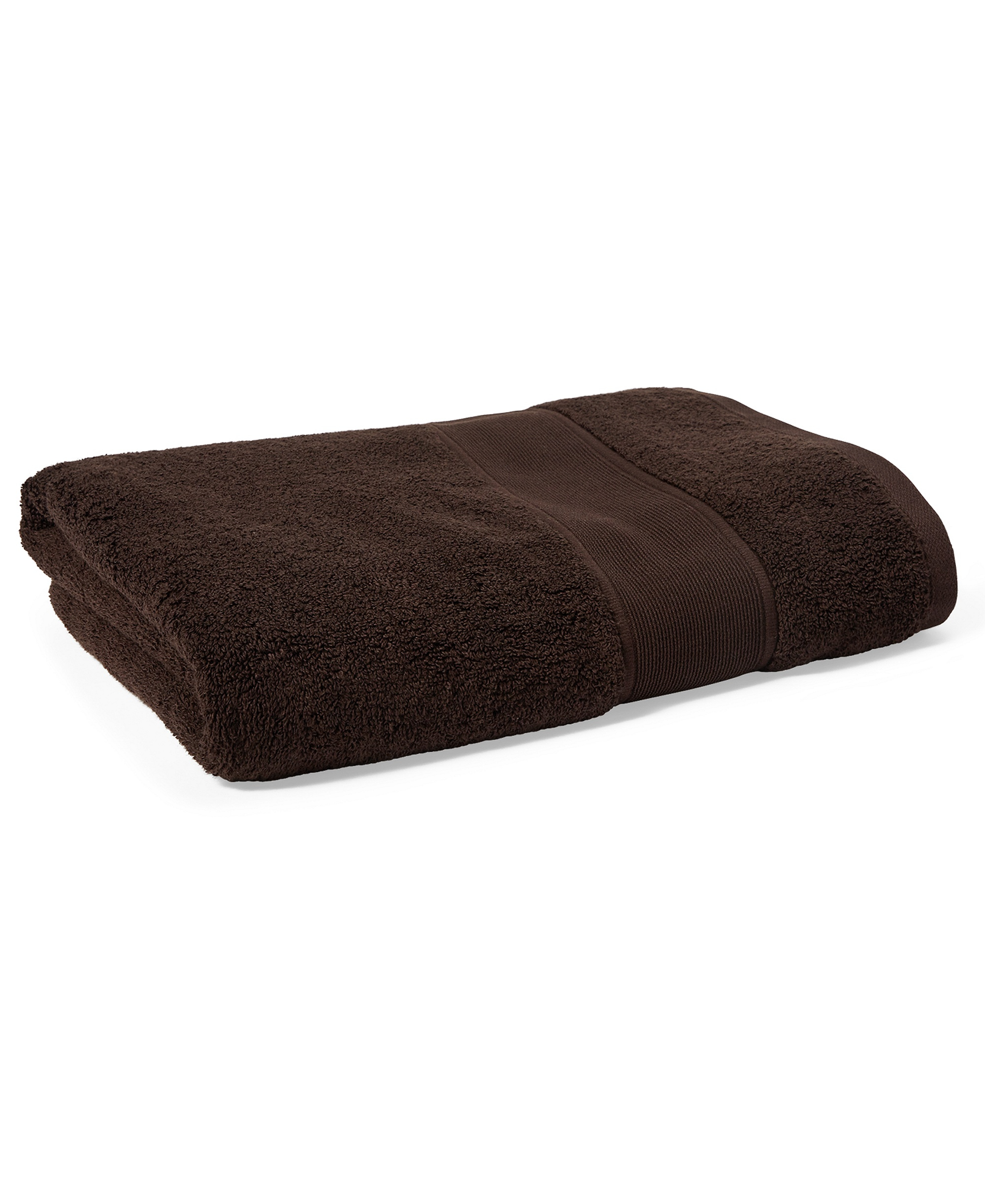 Lauren Ralph Lauren Sanders Solid Antimicrobial Cotton Bath Towel, 30" x 56" - Dark Chocolate