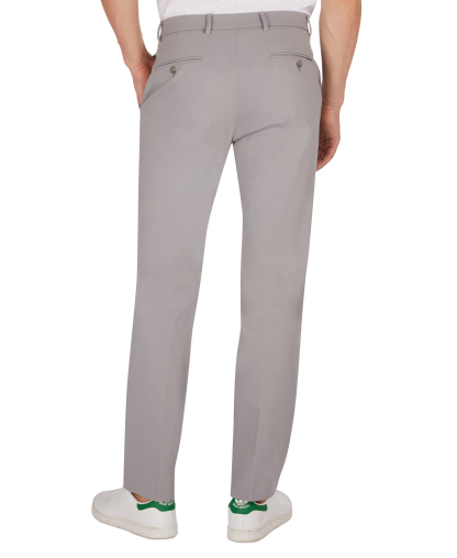 Tommy Hilfiger Men's Modern-Fit TH Flex Stretch Solid Performance Pants - Light Grey