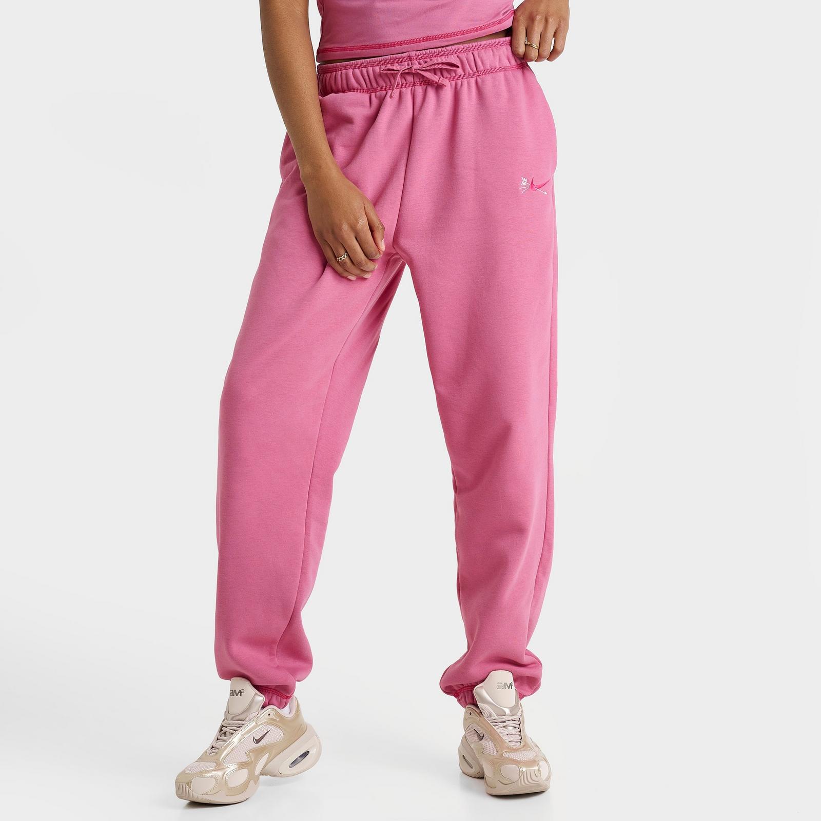 Women's Nike Sportswear Club Fleece Jogger Pants - Peony/Rush Pink