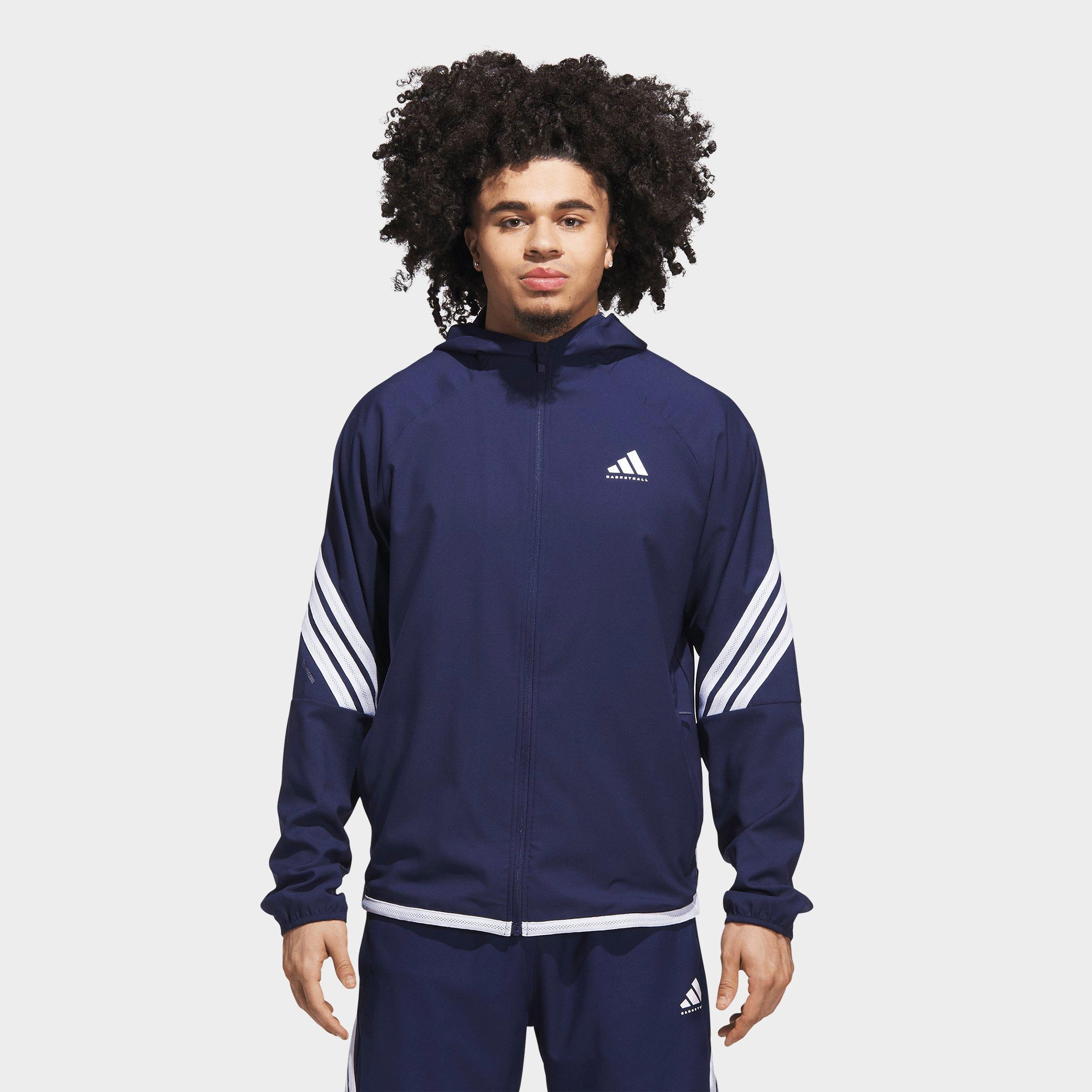 Men's adidas Crazy Lite Full-Zip Basketball Jacket - Team Navy Blue
