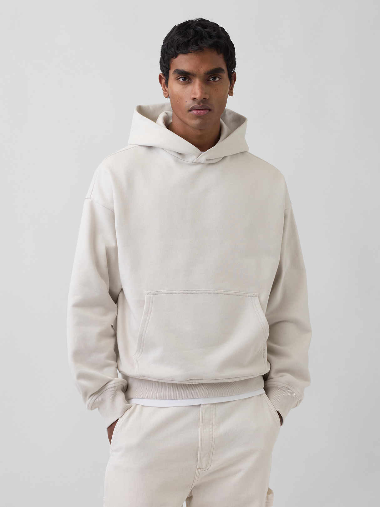 Adult Heavyweight Oversized Hoodie - regular grey