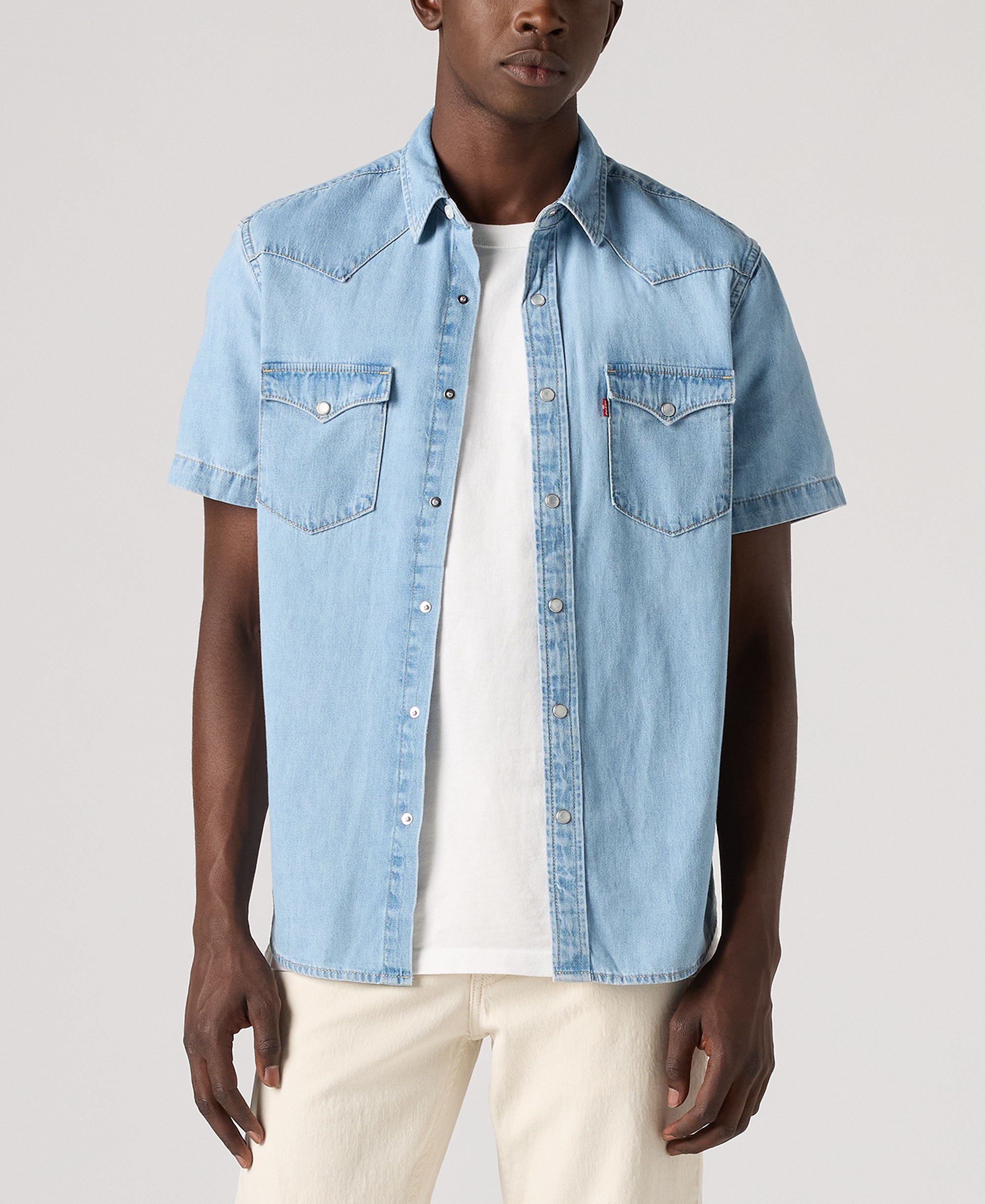 Levi's Men's Short-Sleeve Western Shirt - Franklin Stone